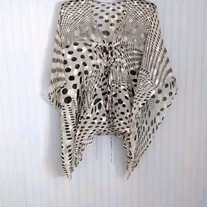 NWT Gender Bias Anthropologie sheer blouse L